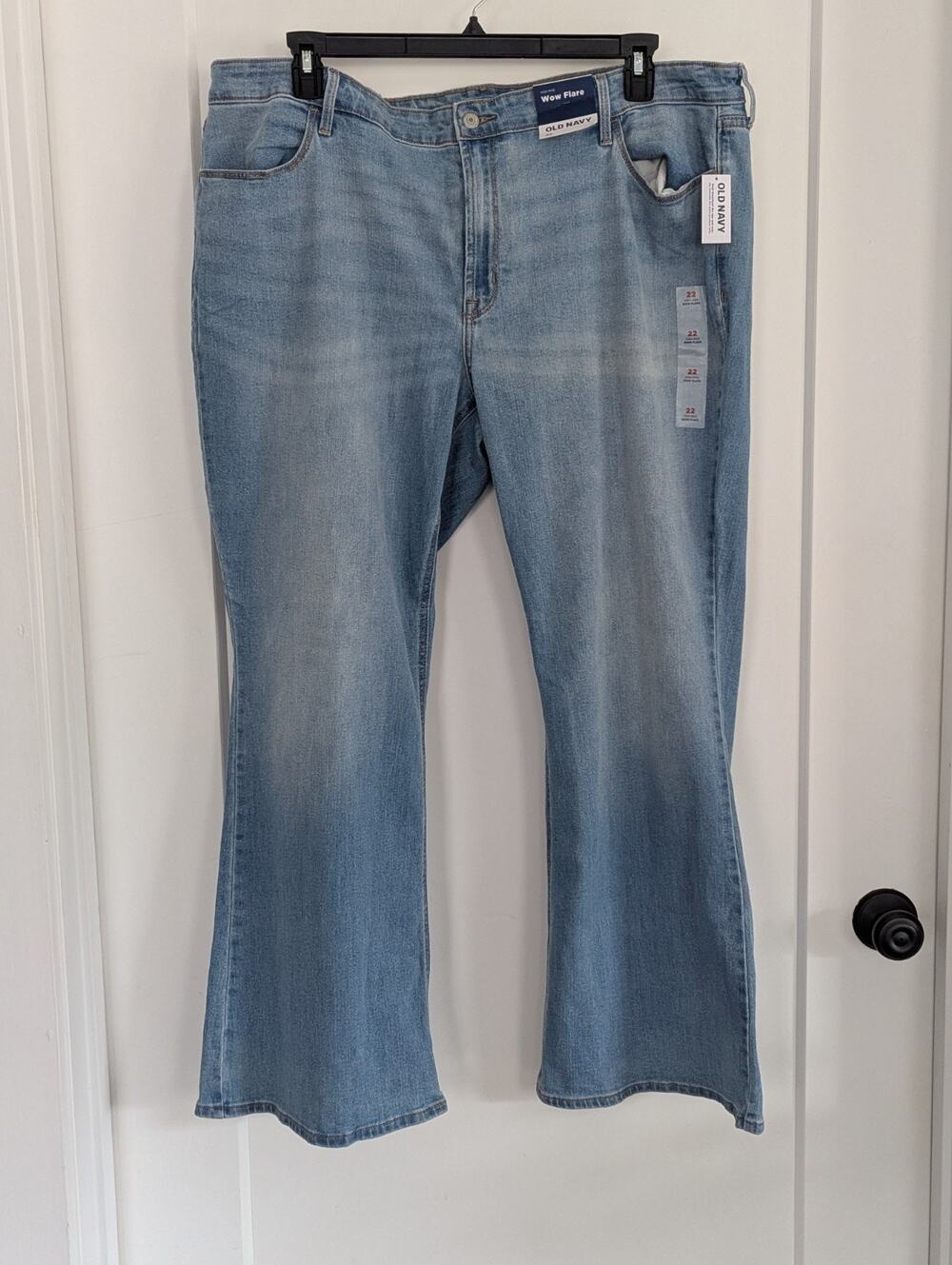 Old Navy Women's 22W High Rise WOW Flare Denim Jeans NWT Wide Leg